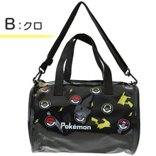 画像をギャラリービューアに読み込む, ポケットモンスター プールバッグ ポケモン ピカチュウ ニャオハ 約31×20.5×20.5cm スイムバッグ ドラムバッグ 子供 水泳 水着入れ スポーツ サブバッグ ロールボストン (在庫限り)