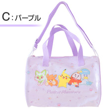 画像をギャラリービューアに読み込む, ポケットモンスター プールバッグ ポケモン ピカチュウ ニャオハ 約31×20.5×20.5cm スイムバッグ ドラムバッグ 子供 水泳 水着入れ スポーツ サブバッグ ロールボストン (在庫限り)