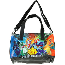 画像をギャラリービューアに読み込む, ポケットモンスター プールバッグ ポケモン ピカチュウ ニャオハ 約31×20.5×20.5cm スイムバッグ ドラムバッグ 子供 水泳 水着入れ スポーツ サブバッグ ロールボストン (在庫限り)