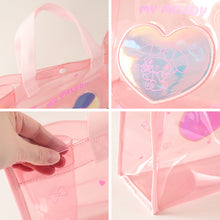 画像をギャラリービューアに読み込む, クリアバッグ トート おしゃれ プールバッグ 手提げバッグ シナモン クロミ マイメロ 約36×25×14.5cm 大人 女子 女の子 小学生 中学生 高校生 プールバッグ ビーチバッグ ビニールバッグ スイムバッグ 子供 水泳 水着入れ (在庫限り)