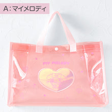 画像をギャラリービューアに読み込む, クリアバッグ トート おしゃれ プールバッグ 手提げバッグ シナモン クロミ マイメロ 約36×25×14.5cm 大人 女子 女の子 小学生 中学生 高校生 プールバッグ ビーチバッグ ビニールバッグ スイムバッグ 子供 水泳 水着入れ (在庫限り)