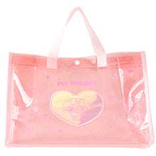 画像をギャラリービューアに読み込む, クリアバッグ トート おしゃれ プールバッグ 手提げバッグ シナモン クロミ マイメロ 約36×25×14.5cm 大人 女子 女の子 小学生 中学生 高校生 プールバッグ ビーチバッグ ビニールバッグ スイムバッグ 子供 水泳 水着入れ (在庫限り)