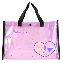 画像をギャラリービューアに読み込む, クリアバッグ トート おしゃれ プールバッグ 手提げバッグ シナモン クロミ マイメロ 約36×25×14.5cm 大人 女子 女の子 小学生 中学生 高校生 プールバッグ ビーチバッグ ビニールバッグ スイムバッグ 子供 水泳 水着入れ (在庫限り)
