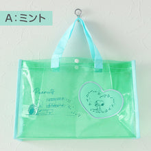 画像をギャラリービューアに読み込む, クリアバッグ トート おしゃれ プールバッグ 手提げバッグ スヌーピー 約36×25×14.5cm 大人 女の子 小学生 中学生 高校生 プールバッグ ビーチバッグ ビニールバッグ スイムバッグ 子供 水泳 水着入れ (在庫限り)