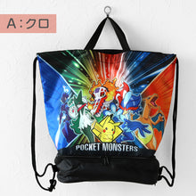 画像をギャラリービューアに読み込む, ポケットモンスター ピカチュウ 2層ナップサック スイムバッグ 約28×40×17.5cm 子供 スクール 学校 水泳バッグ サブバック プールバッグ 小学校 男子 女子 シンプル (在庫限り)