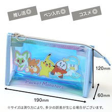 画像をギャラリービューアに読み込む, オーロラ ポーチ ポケモン キャラクター 透明 約190×120×60mm クリアポーチ 小物入れ ポーチ おしゃれ コスメ入れ 化粧ポーチ 自立 ペン入れ ペンケース 文房具 収納 持ち運び 男の子 女の子 プレゼント (在庫限り)
