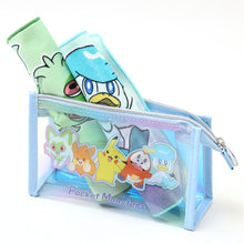 画像をギャラリービューアに読み込む, オーロラ ポーチ ポケモン キャラクター 透明 約190×120×60mm クリアポーチ 小物入れ ポーチ おしゃれ コスメ入れ 化粧ポーチ 自立 ペン入れ ペンケース 文房具 収納 持ち運び 男の子 女の子 プレゼント (在庫限り)