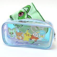 画像をギャラリービューアに読み込む, オーロラ スクエアポーチ ポケモン キャラクター 透明 約195×90×60mm クリアポーチ 小物入れ ポーチ おしゃれ コスメ入れ 化粧ポーチ 自立 ペン入れ ペンケース 文房具 収納 持ち運び 男の子 女の子 プレゼント (在庫限り)