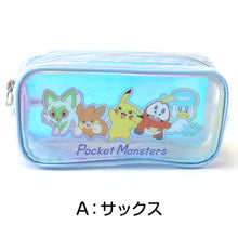 画像をギャラリービューアに読み込む, オーロラ スクエアポーチ ポケモン キャラクター 透明 約195×90×60mm クリアポーチ 小物入れ ポーチ おしゃれ コスメ入れ 化粧ポーチ 自立 ペン入れ ペンケース 文房具 収納 持ち運び 男の子 女の子 プレゼント (在庫限り)