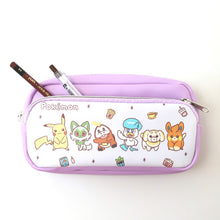 画像をギャラリービューアに読み込む, ポーチ 大きめ 大容量 2段ポーチ ポケモン キャラクター 約195×95×35mm 小物入れ ポーチ おしゃれ コスメ入れ 化粧ポーチ 自立 ペン入れ ペンケース 文房具 収納 持ち運び 男の子 女の子 プレゼント (在庫限り)