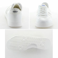 画像をギャラリービューアに読み込む, 通学履き 外履き スクールシューズ 子供靴 通学 紐靴 22cm~30cm moonstar ムーンスター 学校 小学校 中学校 高校 靴 白 2E シンプル (送料無料) (取寄せ)