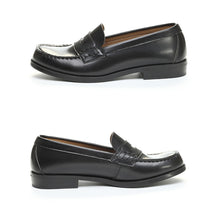 画像をギャラリービューアに読み込む, ローファー 合皮 女子 レディース 学生靴 通学靴 通学履き 外履き スクール 21cm~26.5cm ムーンスター moonstar ブラック ブラウン 学校 中学校 高校 ジュニア 靴 3E 冠婚葬祭 (送料無料) (取寄せ)