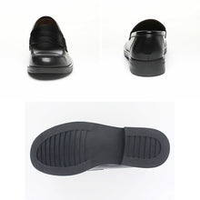 画像をギャラリービューアに読み込む, ローファー 合皮 男子 メンズ 学生靴 通学靴 通学履き 外履き スクールシューズ 23cm~30cm ムーンスター moonstar 学校 中学校 高校 ジュニア 靴 黒 3E 冠婚葬祭 (送料無料) (取寄せ)