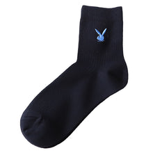 画像をギャラリービューアに読み込む, 靴下 ショートソックス ソックス レディース スクールソックス 通学 23-25cm (プレイボーイ 14cm丈 白 紺 黒 学生 クルー 小学生 中学生 学校 子供 キッズ ジュニア) (在庫限り)