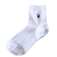 画像をギャラリービューアに読み込む, 靴下 ショートソックス ソックス レディース スクールソックス 通学 23-25cm (プレイボーイ 14cm丈 白 紺 黒 学生 クルー 小学生 中学生 学校 子供 キッズ ジュニア) (在庫限り)