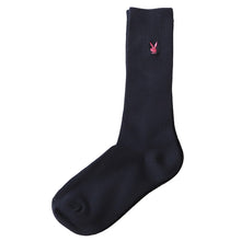 画像をギャラリービューアに読み込む, 靴下 ハイソックス ソックス レディース スクールソックス 通学 23-25cm (プレイボーイ 28cm丈 白 紺 黒 学生 クルー 小学生 中学生 学校 子供 キッズ ジュニア) (在庫限り)