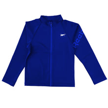 画像をギャラリービューアに読み込む, ラッシュガード Reebok ジュニア 子供用 130~170cm 水着 プール スクール 男子 女子 学校 UVカット 紫外線対策 リーボック 水泳学習 アウトドア 長袖 130 140 150 160 (在庫限り)