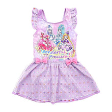 画像をギャラリービューアに読み込む, プリキュア 水着 女の子 キッズ ワンピース水着 わんだふるぷりきゅあ! 100cm 子供 女児 子ども 100 水泳 プール わんだふるプリキュア (送料無料) (在庫限り)