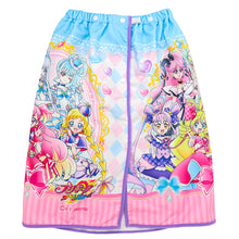 画像をギャラリービューアに読み込む, プリキュア 巻きタオル ラップタオル キッズ 女の子 ガールズ プールタオル お着替えタオル スイムタオル 水泳タオル フロントボタン ネームタグ付き 取っ手付き 海 プール 水遊び 60cm スイミング キャラクター タオル