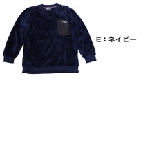 画像をギャラリービューアに読み込む, スウェットトップス レディース FILA モコモコ M/L/LL スウェット トレーナー レディース  シャギー FILA 暖かい トップス 毛 モコモコ 冬 長袖 ポケット ファスナー (在庫限り)