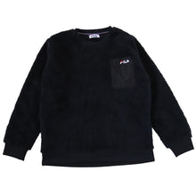 画像をギャラリービューアに読み込む, スウェットトップス レディース FILA モコモコ M/L/LL スウェット トレーナー レディース  シャギー FILA 暖かい トップス 毛 モコモコ 冬 長袖 ポケット ファスナー (在庫限り)