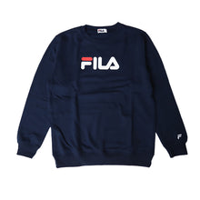 画像をギャラリービューアに読み込む, レディース トレーナー 裏起毛 スウェット シャツ 冬 長袖 FILA フィラ M~LL トップス 女性 女子 冬服 暖かい あったか ロゴ カジュアル シンプル (在庫限り)