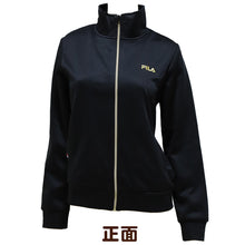 画像をギャラリービューアに読み込む, ジャージ 裏起毛 レディース FILA フィラ M~LL ( スポーツウエア 裏起毛 運動着 M L LL 女性 普通 トラックジャケット ブラック ネイビー グレー 冬 暖かい) (在庫限り)