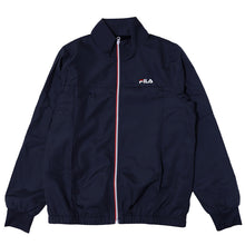 画像をギャラリービューアに読み込む, ウインドブレーカー 裏 フリース FILA M L LL ジップアップ フルジップ フリース レディース ネイビー ブラック グレー FILA フィラ (送料無料) (在庫限り)