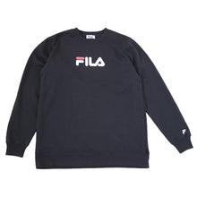 画像をギャラリービューアに読み込む, メンズ トレーナー 裏起毛 スウェット シャツ 冬 長袖 FILA フィラ M~LL トップス 男性 冬服 暖かい あったか ロゴ レディース オーバーサイズ (在庫限り)