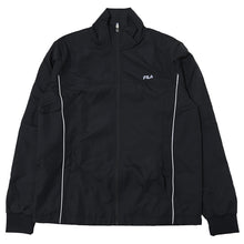 画像をギャラリービューアに読み込む, ウインドブレーカー メンズ フリース FILA M L LL ジャケット スポーツ 上着 裏起毛 暖かい トップス ファスナー フルジップ フィラ 紺 黒 灰 長袖 紫外線 反射材 夜 (送料無料) (在庫限り)