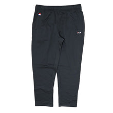 画像をギャラリービューアに読み込む, ロングパンツ FILA 裏起毛ジャージ M L LL ( ジャージロングパンツ 裏起毛 スポーツウェア ズボン パンツ FILA 運動 暖かい 冬 裏地 伸縮性 紫外線 ブラック チャコール ネイビー ) (在庫限り)