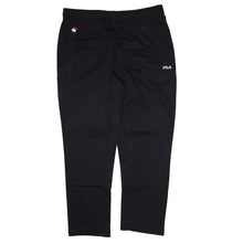 画像をギャラリービューアに読み込む, ロングパンツ FILA 裏起毛ジャージ M L LL ( ジャージロングパンツ 裏起毛 スポーツウェア ズボン パンツ FILA 運動 暖かい 冬 裏地 伸縮性 紫外線 ブラック チャコール ネイビー ) (在庫限り)