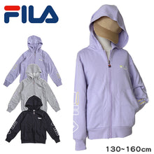 画像をギャラリービューアに読み込む, FILA KIDS ジップパーカー 130cm~160cm フード 子供 子ども 長袖 薄手 130 140 150 160 ジップアップ (送料無料) (在庫限り)