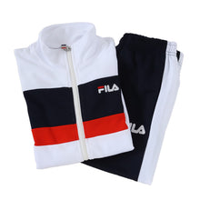 画像をギャラリービューアに読み込む, ジャージ ジュニア 上下 子供 FILA 女の子 キッズ 130cm~160cm (セット 子供 フィラ トレーニングウェア スポーツ パープル 黒 紺) (送料無料) (在庫限り)