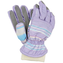 画像をギャラリービューアに読み込む, 手袋 キッズ 子供 雪遊び 女の子 KM~JL  子ども ジュニア てぶくろ 防水 雪遊び かわいい 滑り止め スキー 暖かい グラデーション 五本指 マジックテープ バックル ミトン (在庫限り)