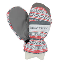 画像をギャラリービューアに読み込む, 手袋 キッズ 子供 雪遊び 女の子 KM~JL  子ども ジュニア てぶくろ 防水 雪遊び かわいい 滑り止め スキー 暖かい グラデーション 五本指 マジックテープ バックル ミトン (在庫限り)