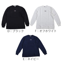 画像をギャラリービューアに読み込む, FILA メンズ トレーナー スウェットトップス M L LL 長袖 ユニセックス 男女兼用 秋 春 レディース ワンポイント 裏毛 (在庫限り)
