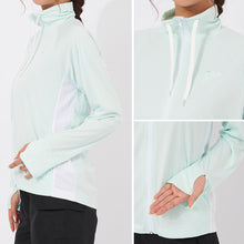 画像をギャラリービューアに読み込む, 水着 ラッシュガード レディース フィラ おしゃれ 体型カバー 水陸両用 スポーツ S M L LL フードなし 長袖 パーカー uvカット 紫外線対策 メッシュ FILA (在庫限り)