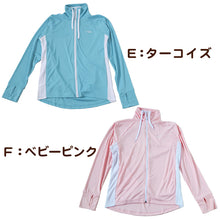 画像をギャラリービューアに読み込む, 水着 ラッシュガード レディース フィラ おしゃれ 体型カバー 水陸両用 スポーツ S M L LL フードなし 長袖 パーカー uvカット 紫外線対策 メッシュ FILA (在庫限り)