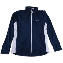 画像をギャラリービューアに読み込む, ラッシュガード レディース 水着 体型カバー 大きいサイズ フードなし 長袖 フィラ おしゃれ 3L 4L 5L 水陸両用 スポーツ パーカー uvカット 紫外線対策 メッシュ FILA (在庫限り)