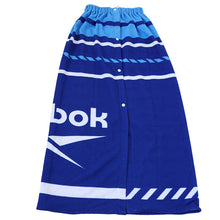 画像をギャラリービューアに読み込む, ラップタオル 100cm 巻きタオル キッズ 男の子 男子 プール タオル Reebok 100cm丈 ビーチタオル バスタオル 小学生 水泳 子供 ジュニア 吸水 (在庫限り)