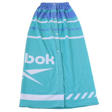 画像をギャラリービューアに読み込む, ラップタオル 100cm 巻きタオル キッズ 男の子 男子 プール タオル Reebok 100cm丈 ビーチタオル バスタオル 小学生 水泳 子供 ジュニア 吸水 (在庫限り)