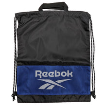 画像をギャラリービューアに読み込む, ナップサック 持ち手付き 大きめ スポーツ Reebok フリーサイズ (男の子 女の子 体操着入れ 体操服袋 小学校 シューズ入れ シンプル 無地 リーボック スクール ナイロン)