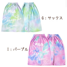 画像をギャラリービューアに読み込む, ラップタオル 巻きタオル FILA グラデーション 柄 80cm丈 (ビーチタオル バスタオル 小学生 プール 水泳 女の子 女子 男の子 男子 キッズ 子供 ジュニア 吸水)