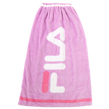 画像をギャラリービューアに読み込む, ラップタオル 巻きタオル 100cm キッズ FILA ボーダー カラフル 100cm丈 プール タオル 子供 女の子 ビーチタオル バスタオル 小学生 水泳 女子 男の子 男子 ジュニア 吸水 (在庫限り)