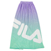 画像をギャラリービューアに読み込む, ラップタオル 巻きタオル 100cm キッズ FILA ボーダー カラフル 100cm丈 プール タオル 子供 女の子 ビーチタオル バスタオル 小学生 水泳 女子 男の子 男子 ジュニア 吸水