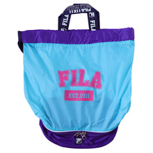 画像をギャラリービューアに読み込む, プールバッグ プールバック 男の子 女の子 キッズ スポーツ 大きめ 持ち手付き FILA フリーサイズ (二重底 ボンサック 小学校 小学生 中学生 大容量 ファスナー 下ポケット) (在庫限り)