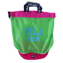 画像をギャラリービューアに読み込む, プールバッグ プールバック 男の子 女の子 キッズ スポーツ 大きめ 持ち手付き FILA フリーサイズ (二重底 ボンサック 小学校 小学生 中学生 大容量 ファスナー 下ポケット) (在庫限り)