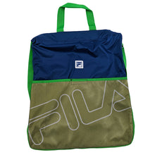 画像をギャラリービューアに読み込む, ナップサック マチ 持ち手付き 大きめ スポーツ FILA フリーサイズ (男の子 女の子 体操着 小学校 シューズ入れ 大容量 広がる フィラ スクール ナイロン) (在庫限り)