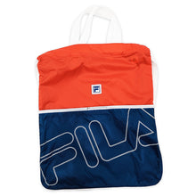 画像をギャラリービューアに読み込む, ナップサック マチ 持ち手付き 大きめ スポーツ FILA フリーサイズ (男の子 女の子 体操着 小学校 シューズ入れ 大容量 広がる フィラ スクール ナイロン)